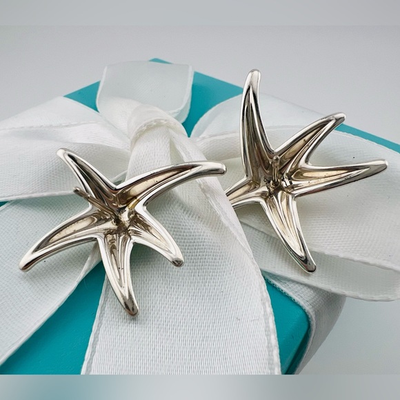 Tiffany Large Peretti Starfish Earrings - Picture 4 of 9